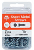 Hillman No. 10 x 3/4 in. L Phillips Pan Head Zinc-Plated Steel Sheet Metal Screws 75 pk (Pack of 5)