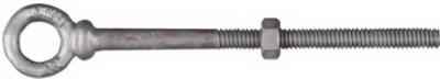 National Hardware 1/4 in. X 4 in. L Galvanized Forged Steel Eyebolt Nut Included