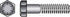 HILLMAN 5/8 in. D X 6 in. L Heat Treated Steel Hex Head Cap Screw 25 pk