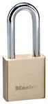 Master Lock 1-9/16 in. H X 3/4 in. W X 1-3/4 in. L Brass 5-Pin Cylinder Exterior Padlock