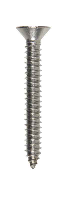 HILLMAN No. 14 Ga. X 2 in. L Phillips Flat Head Sheet Metal Screws 100 pk