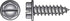 Hillman No. 10 X 2 in. L Slotted Hex Washer Head Sheet Metal Screws 100 pk