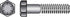Hillman 3/8 in. D X 2-1/2 in. L Heat Treated Steel Hex Head Cap Screw 50 pk