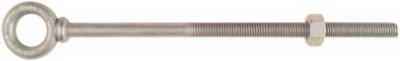 National Hardware 1/2 in. X 10 in. L Hot Dipped Galvanized Steel Eyebolt Nut Included