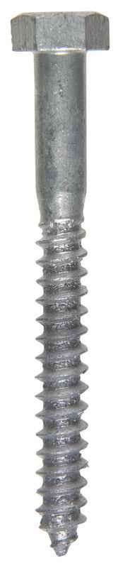 Hillman 5/16 in. X 3 in. L Hex Hot Dipped Galvanized Steel Lag Screw 100 pk