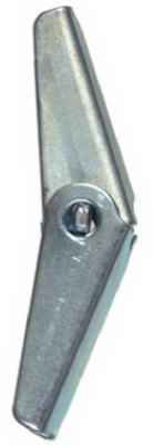 Hillman 1/8 inch in. D X 1/8 in. L Round Zinc-Plated Steel Toggle Wing 100 pk