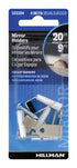 Hillman AnchorWire Silver Hidden Mirror Holder 20 lb. 2 pk (Pack of 10)