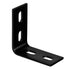 Hampton 3-1/8 in. H X 1-1/2 in. W X 1/8 in. D Black Steel Inside L Corner Brace (Pack of 10)
