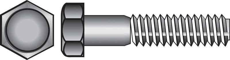HILLMAN 1/2 in. D X 10 in. L Hot Dipped Galvanized Steel Hex Bolt 25 pk