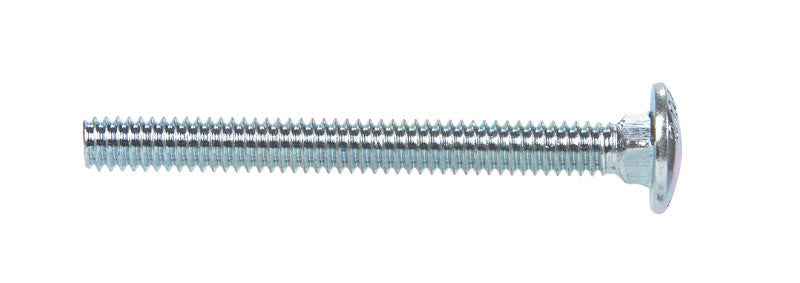 Hillman 1/4 in. X 2-1/2 in. L Zinc-Plated Steel Carriage Bolt 100 pk