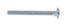 Hillman 1/4 in. X 2-1/2 in. L Zinc-Plated Steel Carriage Bolt 100 pk