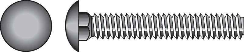 Hillman 5/16 in. X 3-1/2 in. L Zinc-Plated Steel Carriage Bolt 50 pk