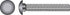 Hillman 5/16 in. X 3-1/2 in. L Zinc-Plated Steel Carriage Bolt 50 pk