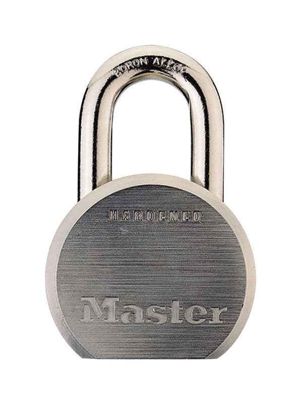 Master Lock 2-3/16 in. H X 2-1/2 in. W Steel Dual Ball Bearing Locking Weather-Resistant Padlock
