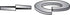Hillman 5/16 in. D Yellow Dichromate Steel Split Lock Washer 100 pk