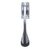 Tell 1 in. W Solid Brass Satin Chrome Silver Kick-Down Door Holder Mounts to door