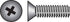 HILLMAN No. 8-32 Ga. X 1-1/4 in. L Phillips Flat Head Stainless Steel Machine Screws 100 pk