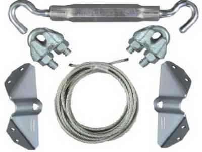 National Hardware Zinc-Plated Silver Steel Anti-Sag Gate Kit 1 pk