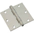 National Hardware 3.5 in. L Silver Door Hinge 1 pk