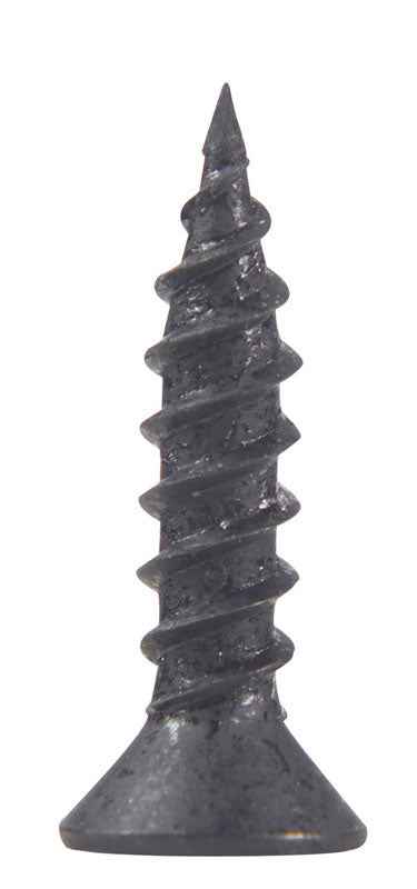 HILLMAN No. 8 X 3/4 in. L Phillips Black Phosphate Twin Thread Cabinet Screws 100 pk