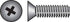 HILLMAN No. 10-24 Ga. X 1/2 in. L Phillips Flat Head Stainless Steel Machine Screws 100 pk
