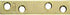 National Hardware 3 in. H X 0.63 in. W X 0.08 in. D Brass-Plated Steel Mending Brace
