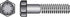 HILLMAN 3/4 in. D X 2 in. L Heat Treated Steel Hex Head Cap Screw 20 pk