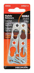 Hillman AnchorWire Steel Zinc Silver Keyhole Picture Hanger 20 lb. 2 pk (Pack of 10)