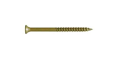 FastenMaster GuardDog No. 10 X 2-1/2 in. L Gold Phillips/Square Bugle Head Deck Screws 75 pk