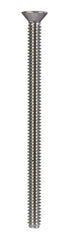 HILLMAN No. 10-24 Ga. X 3 in. L Phillips Flat Head Stainless Steel Machine Screws 50 pk