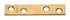 National Hardware 3 in. H X 0.63 in. W X 0.08 in. D Brass-Plated Steel Mending Brace