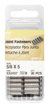 Hillman 5/8 in. L Joint Galvanized Steel Joint Fastener Corrugated Joint (Pack of 6)
