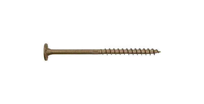 Simpson Strong-Tie Strong-Drive No. 5 Sizes X 6 in. L Star Low Profile Head Bold Timber Screws