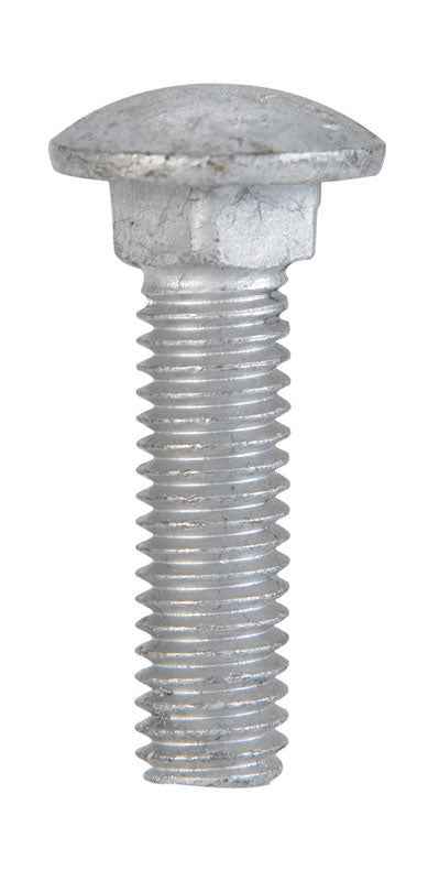HILLMAN 3/8 in. X 1-1/2 in. L Hot Dipped Galvanized Steel Carriage Bolt 100 pk