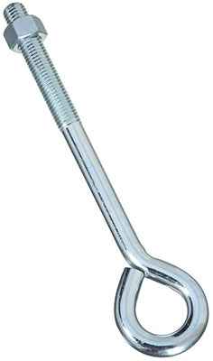 National Hardware 5/8 in. x 10 in. L Zinc-Plated Steel Eyebolt Nut Included