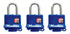 Master Lock 1-5/16 in. H X 1 in. W Vinyl Covered Steel Double Locking Weather-Resistant Padlock