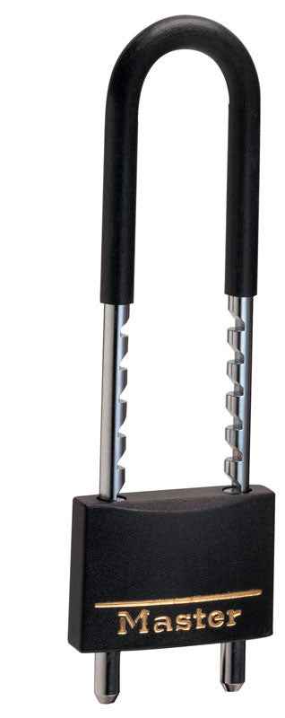 Master Lock 7/8 in. H X 1/4 in. W Steel Double Locking Covered Padlock