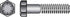 HILLMAN 5/16 in. D X 1-1/2 in. L Heat Treated Steel Hex Head Cap Screw 100 pk