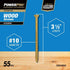 Hillman Power Pro Star Flat Head Ceramic Coated Steel Premium Deck Screws No. 10 x 3-1/2 L in.