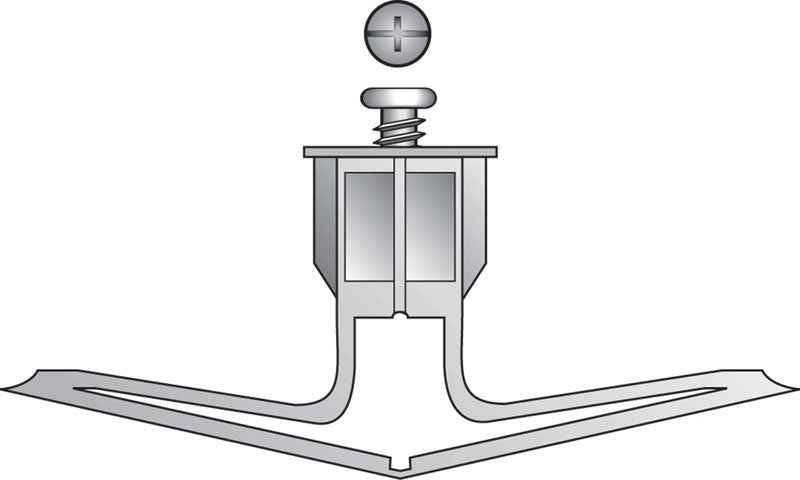 Hillman 5/8 in. Dia. x 5/8 in. Large in. L Zinc Pan Head Pop-Toggle Anchors 2 pk (Pack of 6)