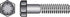 HILLMAN 1/2 in. D X 1-3/4 in. L Heat Treated Steel Hex Head Cap Screw 50 pk