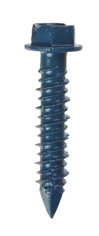 Hillman Tapper 1/4 in. D Steel Hex Head Concrete Screw Anchor 100 pk