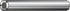HILLMAN .3125 in. D X 1 in. L Plastic Round Head Ribbed Anchor 100 pk