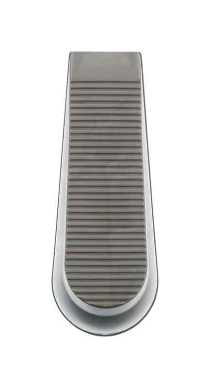 National Hardware 6 in. L Rubber Gray Wedge Door Stop Mounts to floor