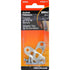 Hillman AnchorWire Steel-Plated Gold Keyhole Picture Hanger 20 lb. 2 pk (Pack of 10)