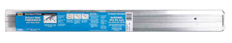 M-D BUILDING PRODUCTS 1.125 in. H X 3.75 in. W X 36 in. L Aluminum Deluxe High Threshold Silver