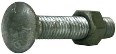 Yardlink .709 in. H Silver Steel Carriage Bolts
