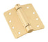 National Hardware 4 in. L Brass Spring Hinge 1 pk