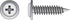 HILLMAN No. 8 Ga. X 1-1/4 in. L Phillips Truss Head Sheet Metal Screws 100 pk