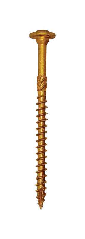 GRK Fasteners No. 10 X 3-1/8 in. L Star Washer Head Self Tapping Structural Screws